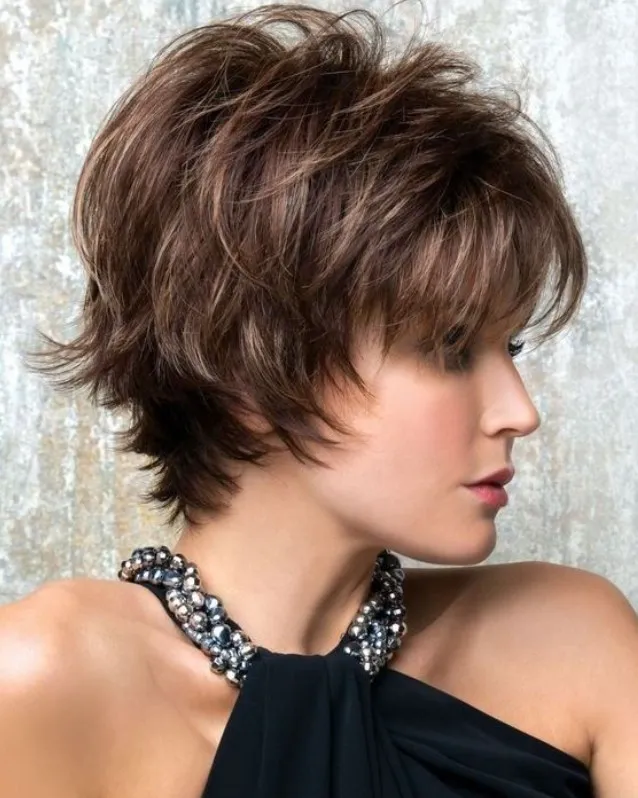 Cortes de Pelo para Mujeres de 50: Shaggy corto
