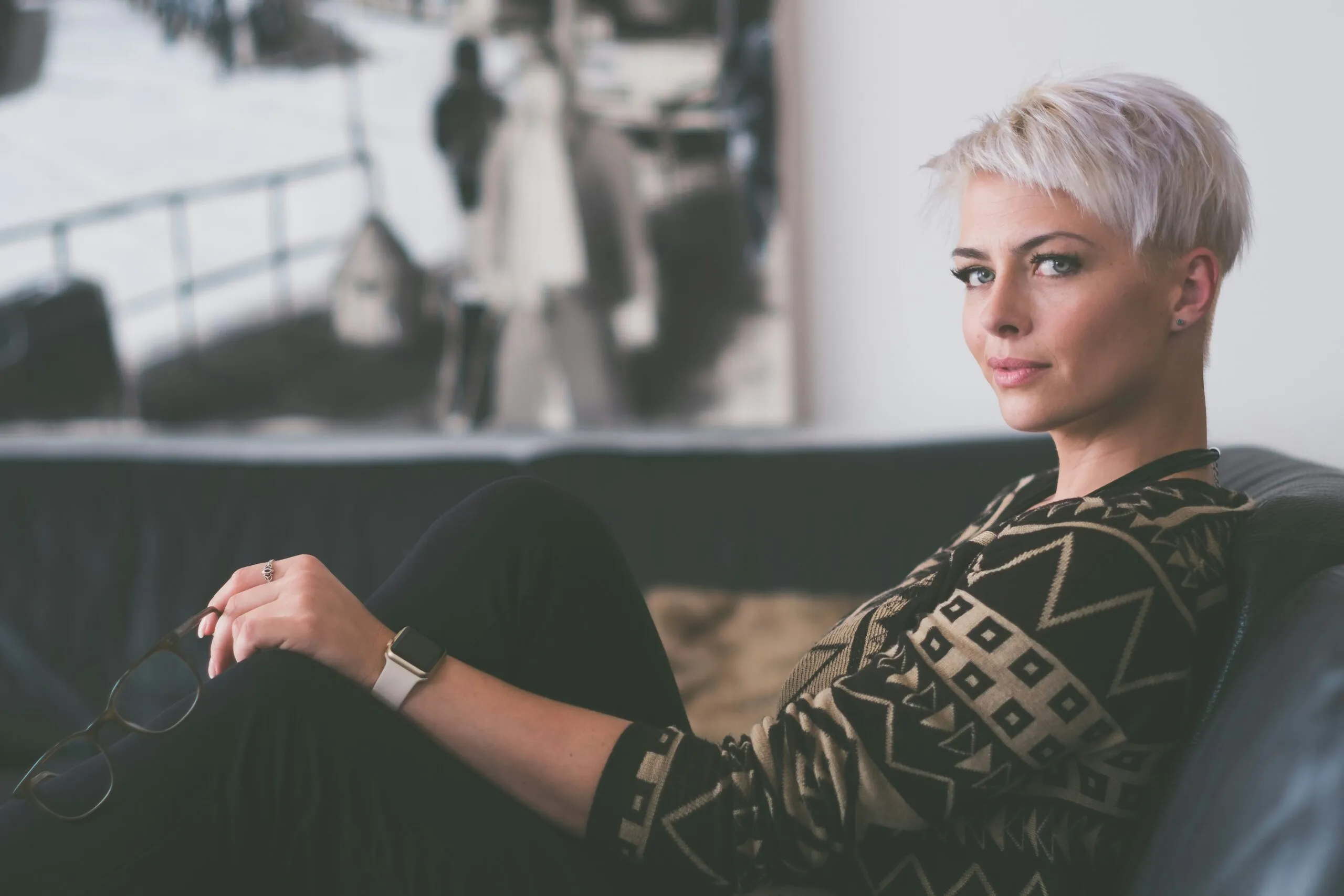 corte pixie para mujer