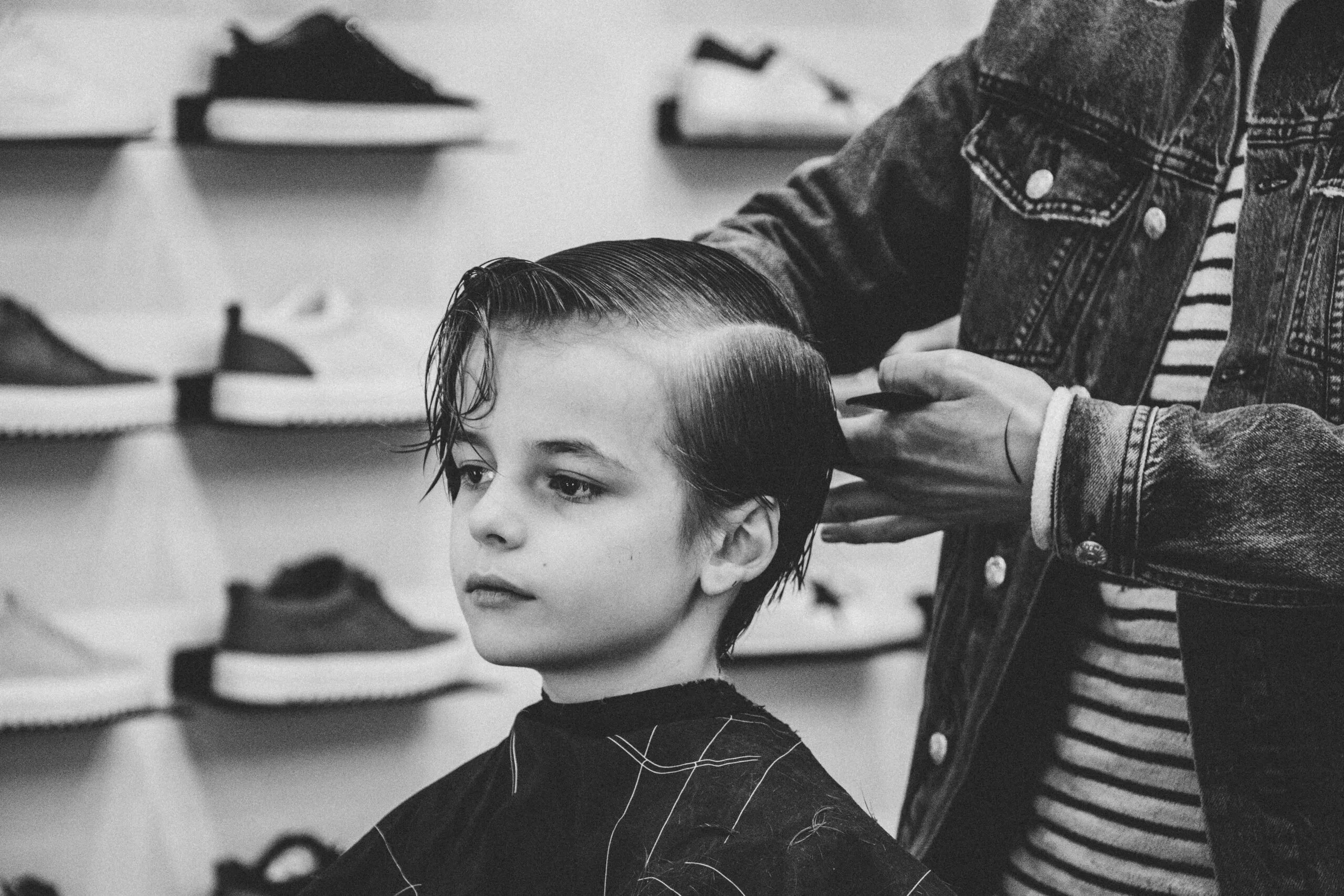 cortes para niños con pelo largo en 2024