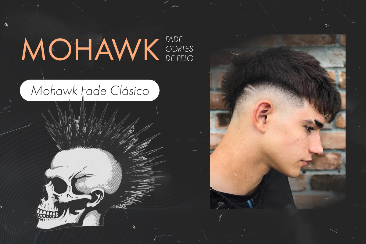 Descubre el Estilo Único del Corte Mohawk Fade - Cortespelo